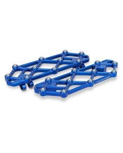 Arlen Ness 410-055 Blue Diamond Driver Floorboards Harley FLT Touring 99-Up
