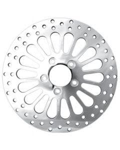 DNA Polished Super Spoke Single Rear 11.5 Disc Rotor 00-15 Harley Softail XL Dyna
