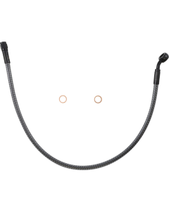 Magnum KARBONFIBR 21" Front Upper Brake Line Kit 35 Deg ABS Harley & Custom