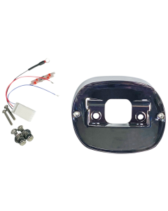Custom Dynamics Chrome Taillight Baseplate Harley 99-Earlier OE Rpl 68048-93B