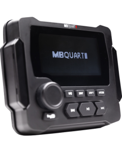MB Quart 160 Watt Powered Off-Road & Marine Multimedia Source Unit GMR-LCD Waterproof Bluetooth