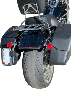 Custom Dynamics Integrated Red Taillight with Turn Signals Harley Fatboy 18-Up