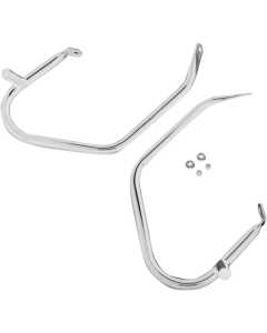 Drag Chrome Saddlebags Guards Support Kit Harley Touring FLH/T 97-08