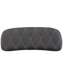 Drag Specialties Chopped Tour Pak Pad Silver Double Diamond Harley Touring