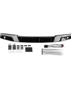 Kuryakyn 2949 Tracer Black LED Windshield Trim for 14-up Harley FLHX FLHT Trike