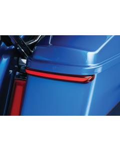 Kuryakyn 2941 Tracer Rear Saddlebag LED Lights Red Lens Harley Bagger 14-Up