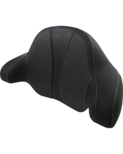 Saddlemen Tour Pak Backrest Pad Dominator Black Carbon Harley Touring 14-Up
