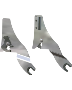 Drag Chrome Quick Release Side Plates for Sissy Bars Harley Touring 09-Up