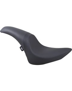 Drag Specialties Predator 2-Up Seat Smooth Black Harley Softail FLST FXST 84-99