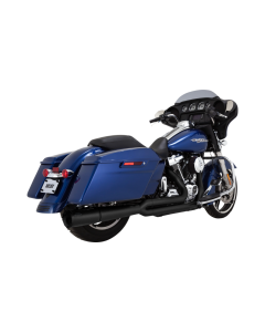 Vance & Hines 47383 Black Pro Pipe 2 into 1 Exhaust for Harley Touring FL 17-22
