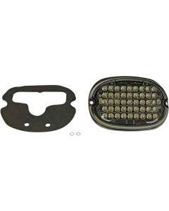Custom Dynamics Low Profile LED Taillight Smoke Lens Top Plate Window Harley 99-20