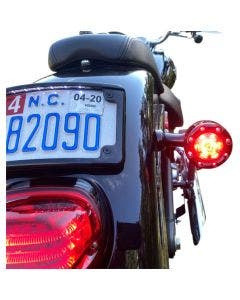 Custom Dynamics ProBEAM Bullet Ringz Rear Turn Signals 1156 Black Red Lens