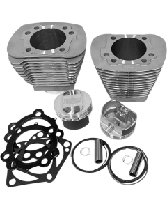 Revolution Performance 92" Silver Big Bore Kit Flat Harley Evolution 84-99 4-5/8 Stroke