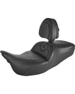 Saddlemen Roadsofa Standard Reach 2-Up Seat w/ Backrest Harley Touring 08-Up