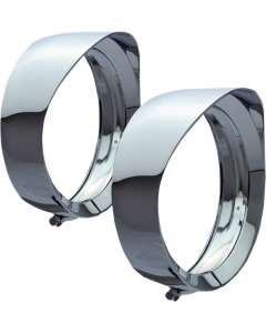 Headwinds Chrome Mariah 4.5" Spot Light Trim Ring Harley & Custom Chopper
