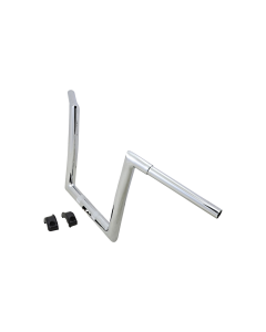 Todd's Cycle 10" Rise Chrome 1-1/4" Handlebars for Harley Road Glide FLTR 15-23