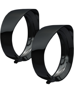 Headwinds Black Mariah 4.5" Spot Light Trim Ring Harley & Custom Chopper