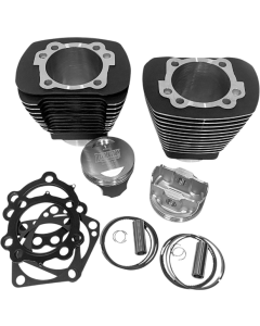 Revolution Performance 100" Black Monster Big Bore Kit Flat Harley Evolution 84-99
