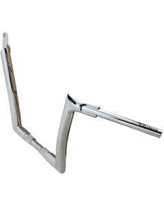 FBI Fat Baggers Chrome 12" EZ Install Pointed Top 1-1/2" Bars HD Road King 18-20