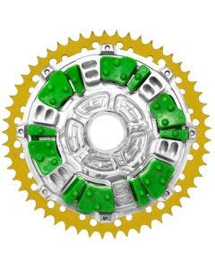 Alloy Art G2UCC53-32 Gold Cush Drive Carrier 53T Chain Conversion System Univ