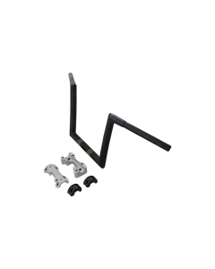 Todd's Cycle 10" Rise Flat Black 1-1/4" Handlebars for Harley Road Glide 15-23