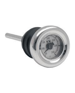 Drag Specialties Oil Plug w/ Temperature Gauge Harley Big Twin 84-00