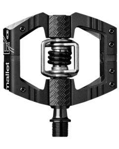 Crankbrothers 15990 Mallet E Hybrid Pedals w/ Adjustable Pins Black/Black MTB