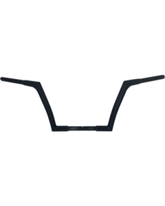 FBI Fat Baggers Black 1-1/4" EZ Install Flat Top 10" Handlebar Harley 86-Up