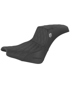 Saddlemen Pro Series SDC Performance Grip Seat Gripper Black Harley Street Bob 18-Up