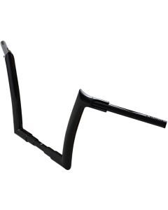 FBI Fat Baggers Black 12" EZ Install Pointed Top 1-1/2" Bars HD Road King 18-20
