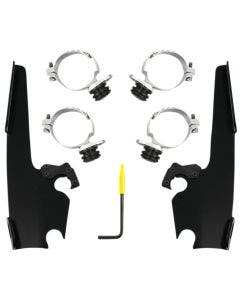 Memphis Shades Fats Slim Windshield No Tool Trigger-Lock Kit Harley XL1200X 16-Up