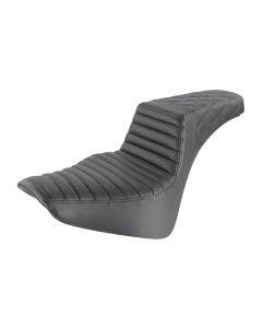 Saddlemen Black Step Up 2-Up Seat Tuck n Roll & Lattice Stitched Softail 18-23
