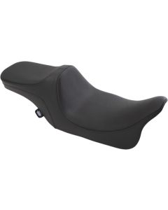 Drag Specialties Predator III 2-Up Seat Black Smooth Harley Touring 97-07