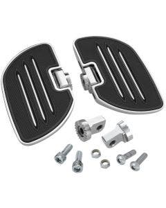 Show Chrome Commander Highway Boards Adjustable Harley Male Mount & Custom