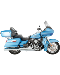 Vance & Hines 17359 Chrome Pro Pipe 2 into 1 Exhaust for Harley Touring FL 10-16