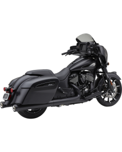 Cobra 5205B Black Neighbor Haters 4.5" Slip-On Muffler Indian Touring 15-Up