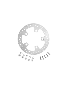 Coastal Moto Front Polished Stainless Enforcer 11.8 Brake Rotor w/Hardware 08-24