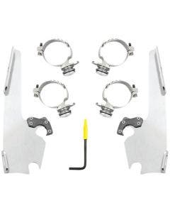 Memphis Shades Fats Slim Windshield No Tool Trigger-Lock Kit Harley XL1200X 16-Up