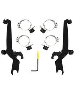 Memphis Shades Sportshield Screen No Tool Trigger-Lock Kit Harley XL1200X 16-Up