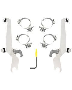 Memphis Shades Sportshield Screen No Tool Trigger-Lock Kit Harley XL1200X 16-Up