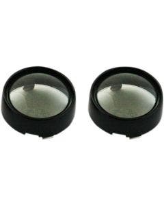 Custom Dynamics Bezel Lenses for ProBEAM Bullet Turn Signals Black Smoke Lens
