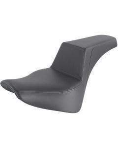 Saddlemen Black Step Up 2-Up Gripper Seat Harley Milwaukee Eight Softail 18-23