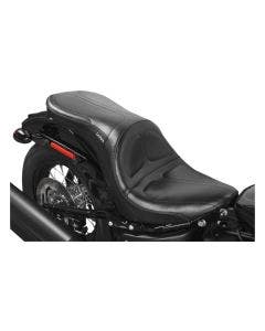 Le Pera LYX-910 Black Smooth Maverick 2-Up Stitched Seat Harley M8 Softail 18-23