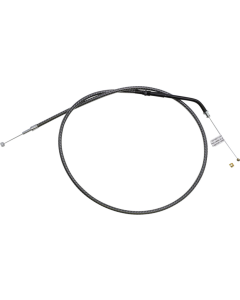 Magnum KARBONFIBR 36" Throttle Cable Smooth 45 Degree Harley Big Twin 84-17