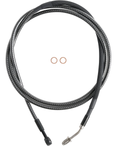 Magnum KARBONFIBR 76" Hydraulic Clutch Line 180 Degree Harley Touring 17-Up
