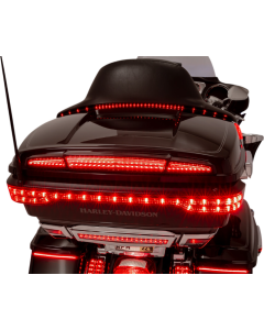 Ciro 40115 Black Trunk Light with Lightstrike Technology Red Lens Harley 14-Up 