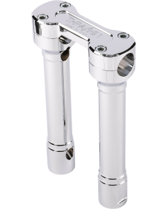 Thrashin Supply Chrome 8" Hole Shot Risers Internal Wiring 3.5" Center Harley