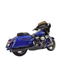 Bassani Black 2-into-1 Full Exhaust System Harley Milwaukee Eight Touring 17-20