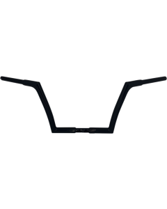 FBI Fat Baggers Black 1-1/4" EZ Install Flat Top 10" Handlebar Harley FLTR 15-Up