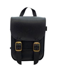 Willie & Max Black Brass Monkey Sissy Bar Backrest Bag 8 x 10 x 4.5 Universal
